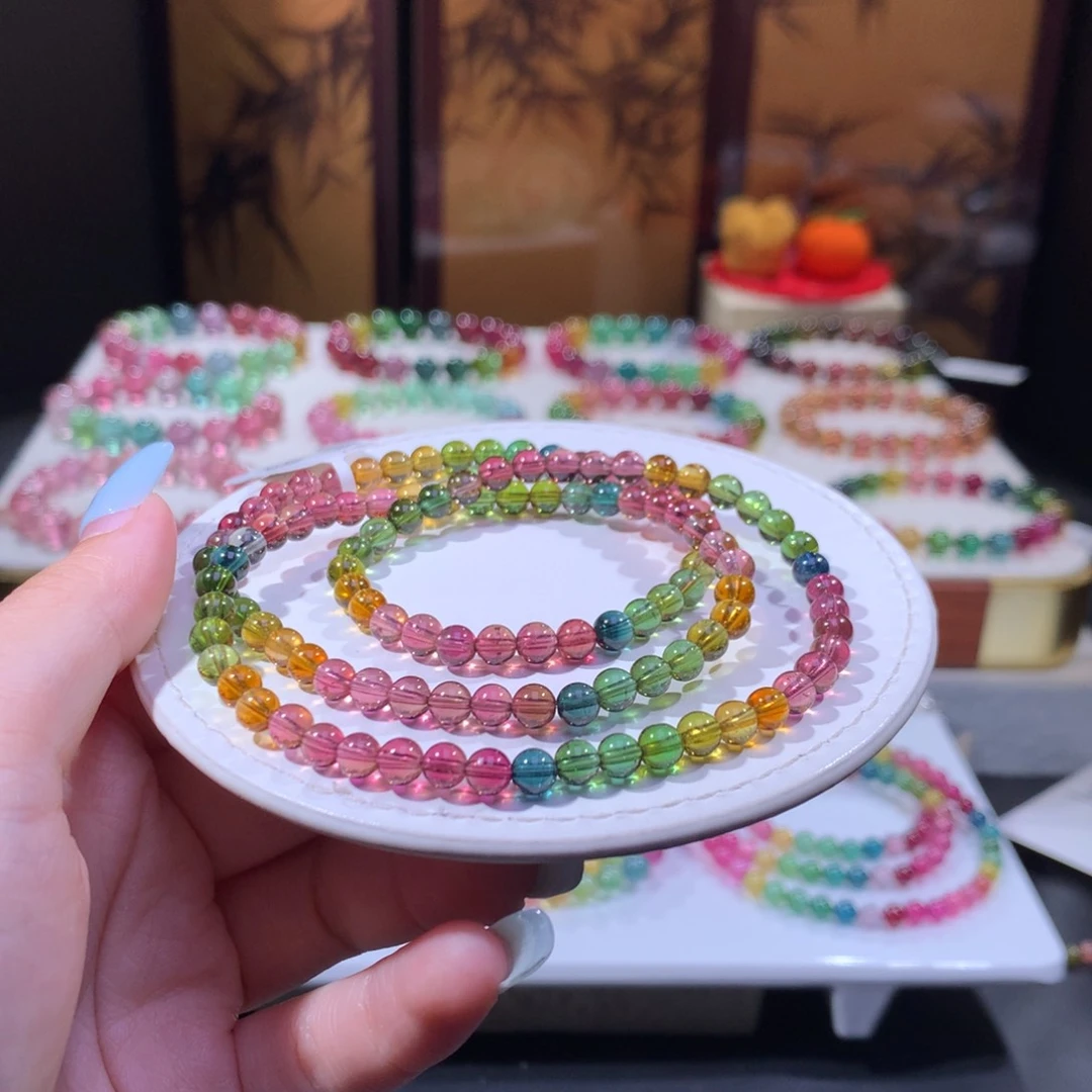 未镶嵌手链碧玺碧玺