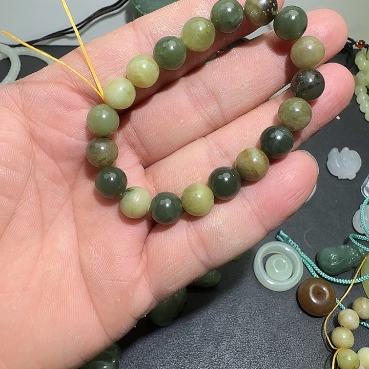 和田玉未镶嵌手链