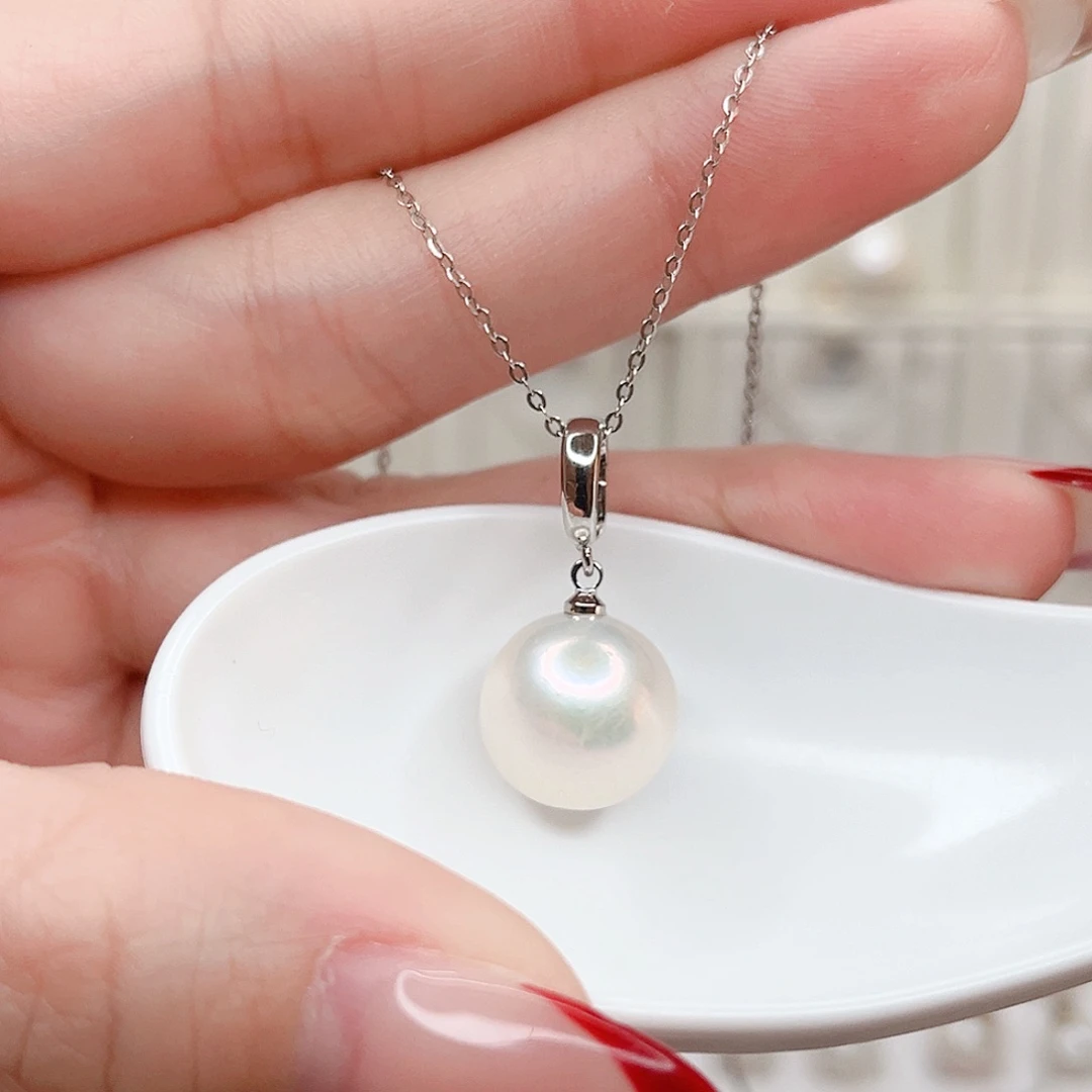 合金淡水珍珠吊坠(赠链)