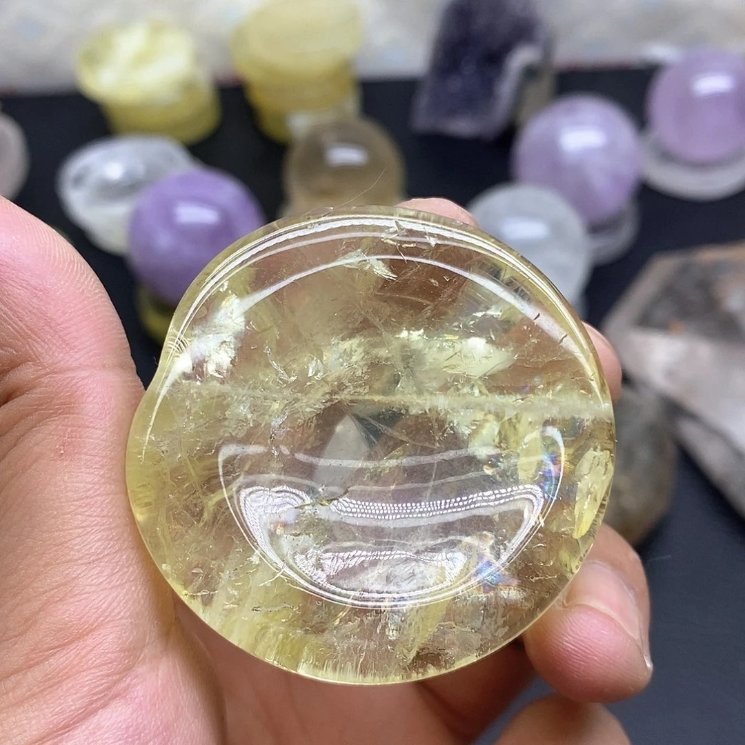 珠宝半成品水晶未镶嵌51水晶石