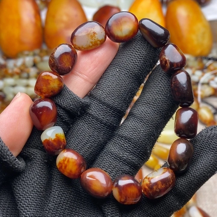 和田玉未镶嵌手链