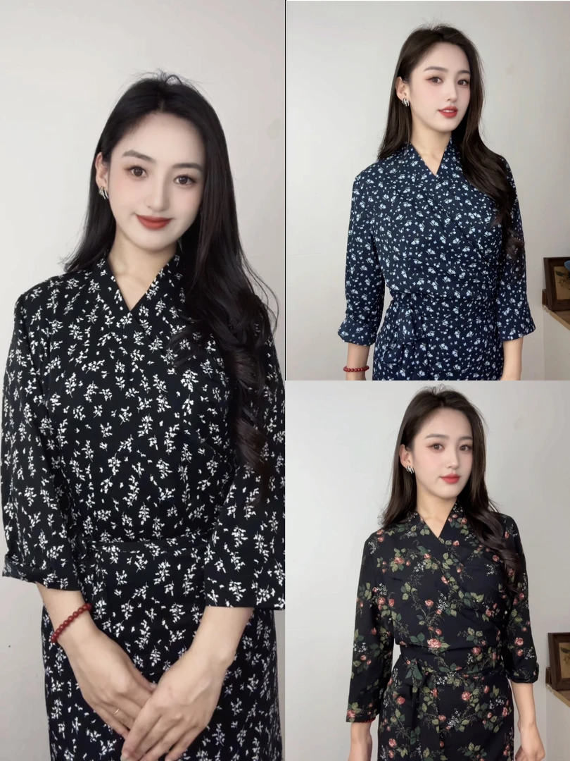 碎花设计【度假风】西藏服裙浪漫风情气质优雅
