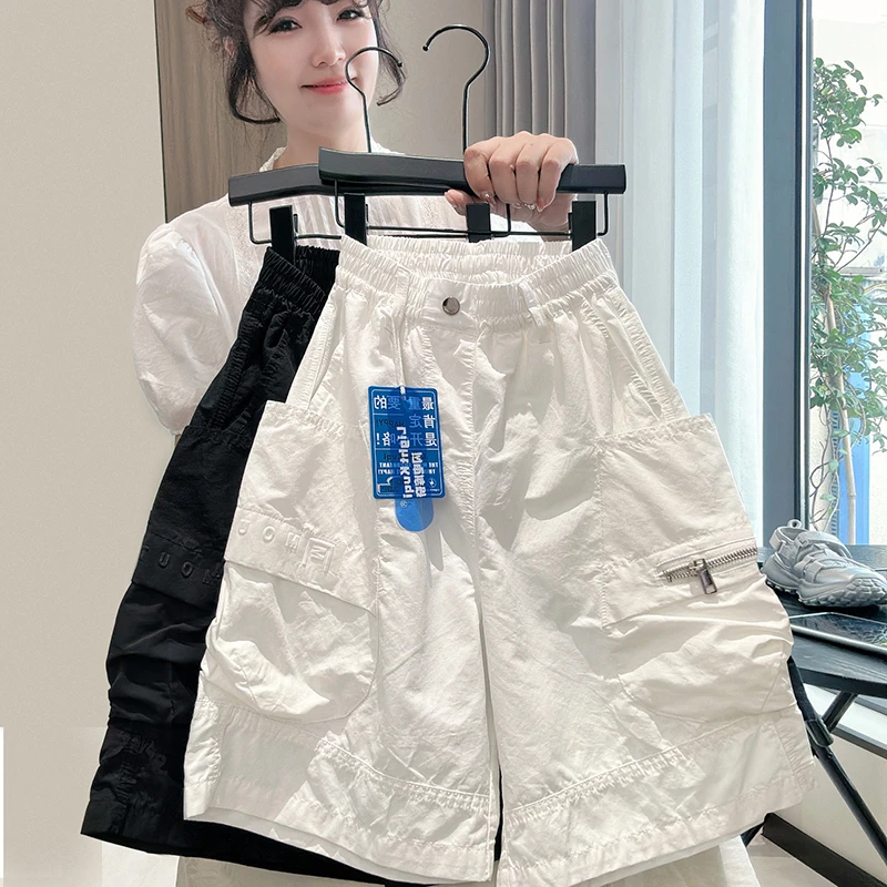 【清爽一夏】夏季薄款宽松大口袋工装儿童纯棉中大童短裤潮流百搭