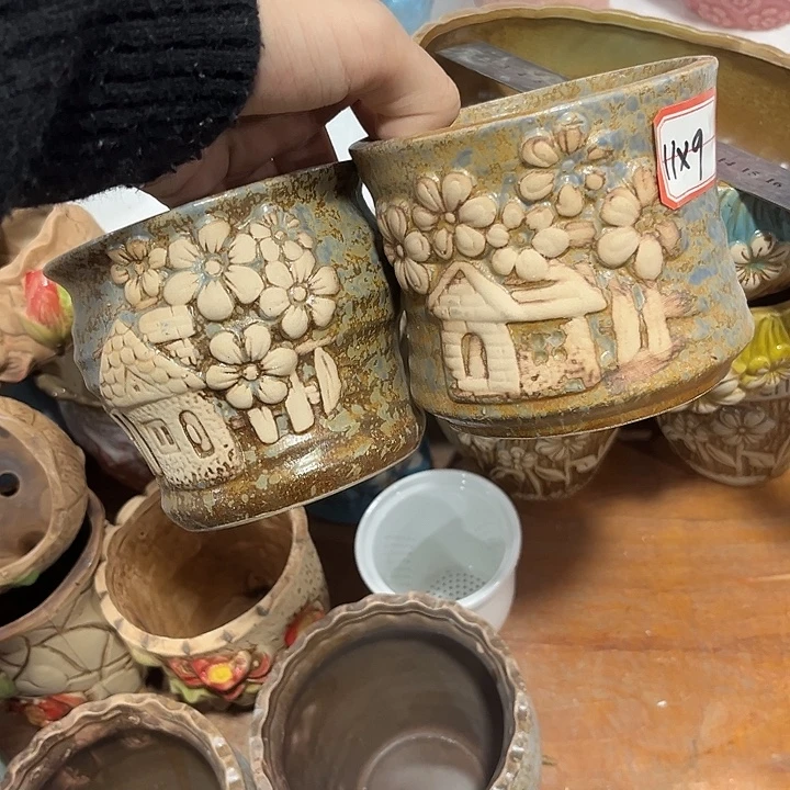 福利价陶瓷花盆全场10包邮