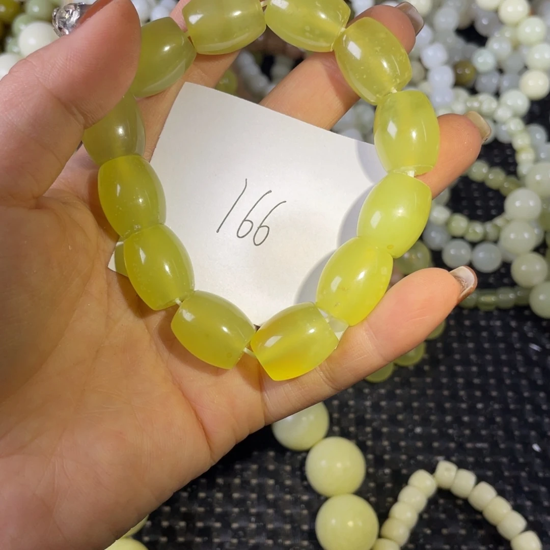 蛇纹石玉未镶嵌手链