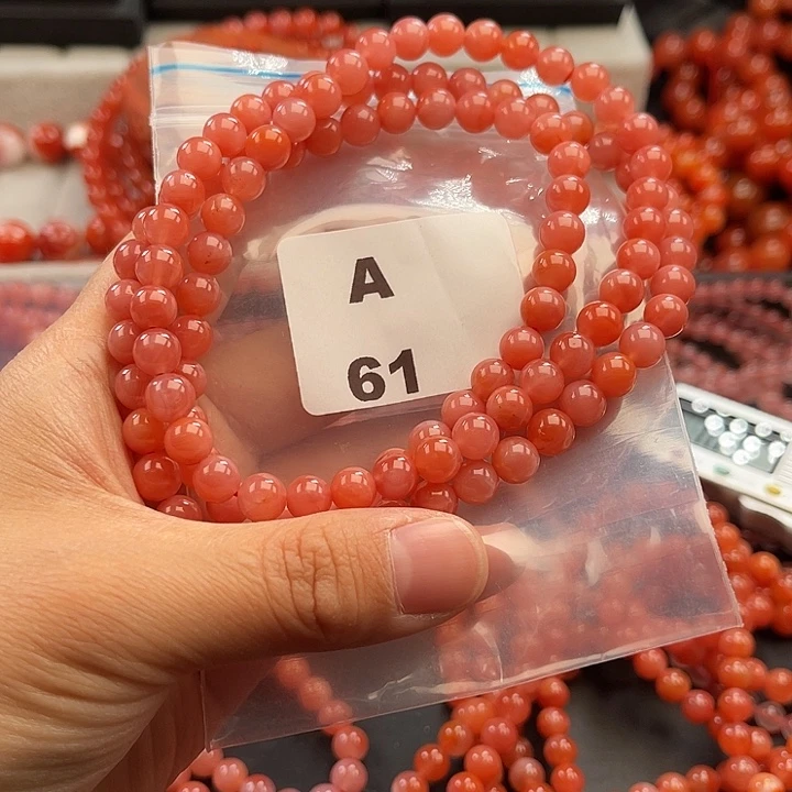 南红玛瑙未镶嵌多样性发货默认微瑕称重7mm