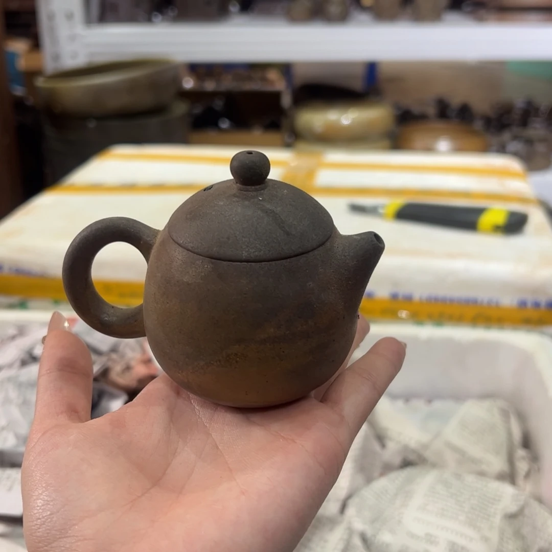 贵台龙窑柴烧茶壶43