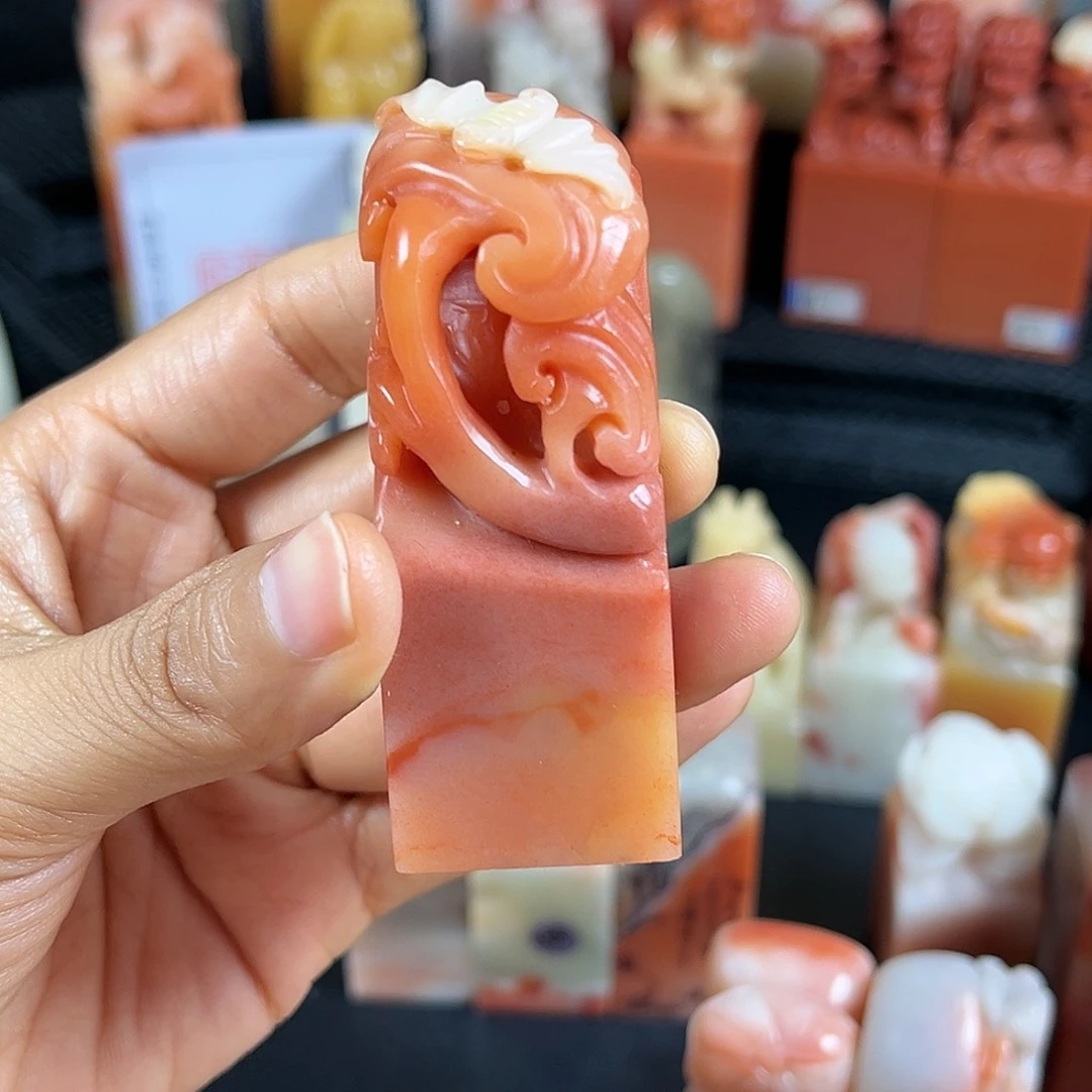 昌化石印石祥***画这么大岁数怎么会那么