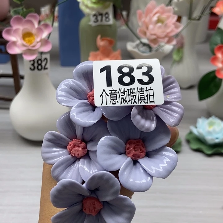 陶瓷手工制作陶瓷花