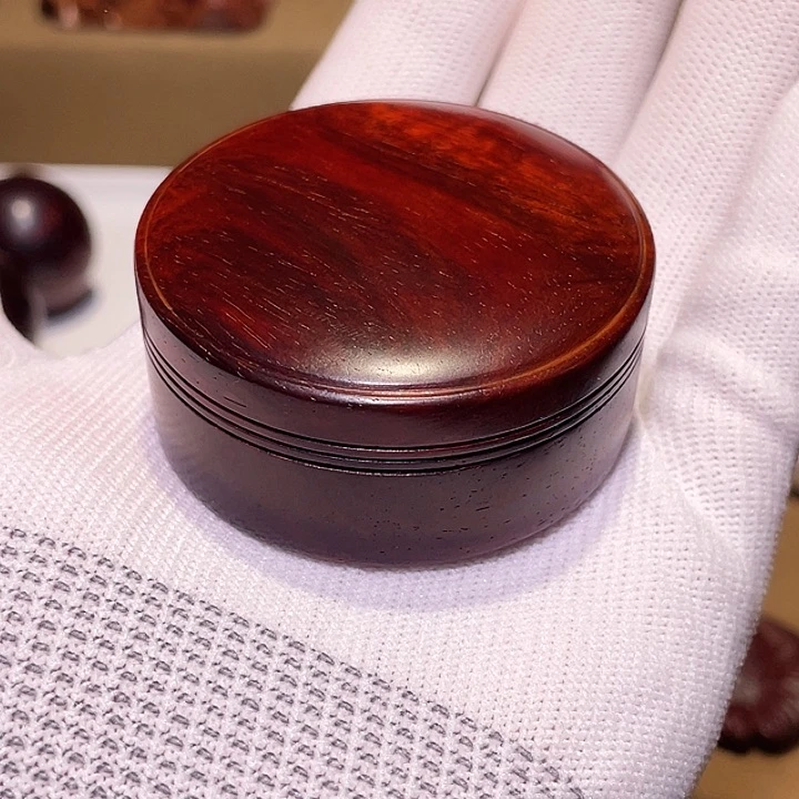 檀香紫檀（小叶紫檀）戒指盒5.5*2.69