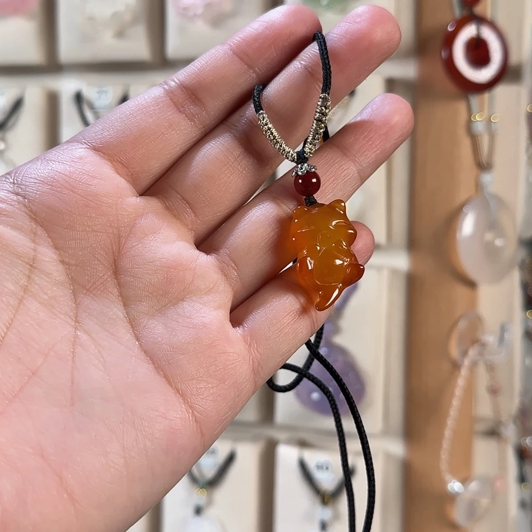 2***1玛瑙/玉髓未镶嵌颈饰