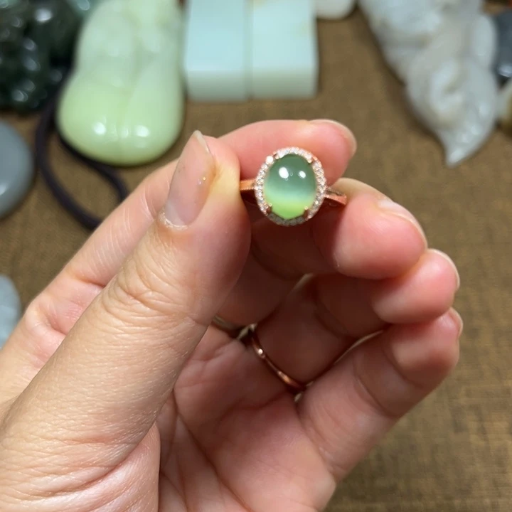 和田玉银S925镶嵌颈饰