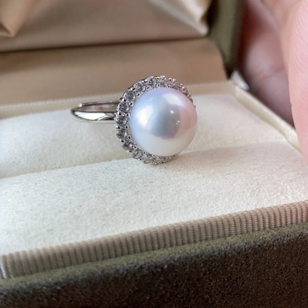 戒指未镶嵌淡水珍珠X*