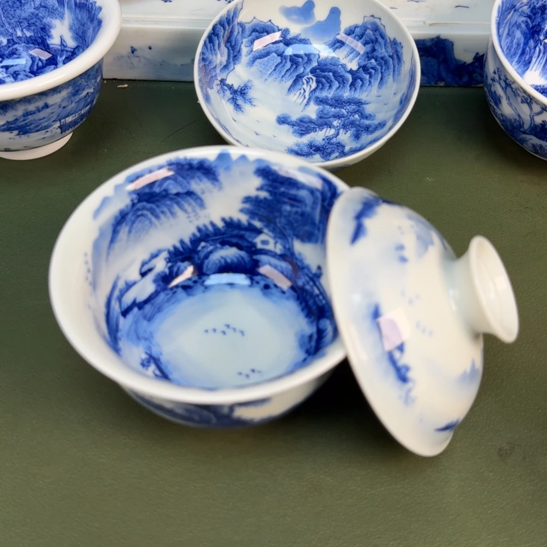 景德镇纯手绘茶具圆圆290
