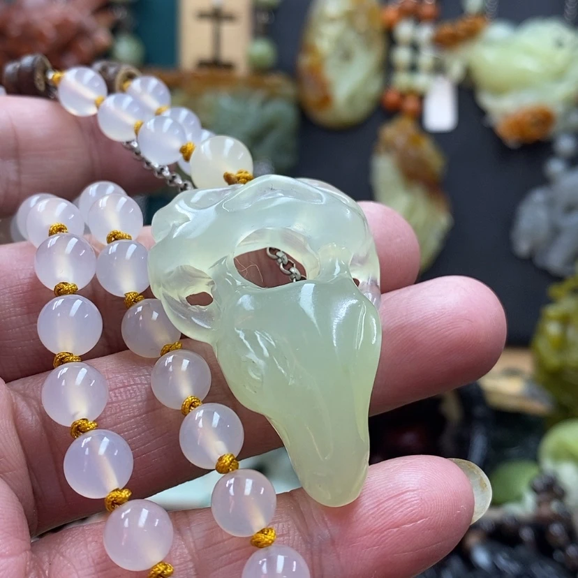 【闪购商品】蛇纹石玉吊坠未镶嵌