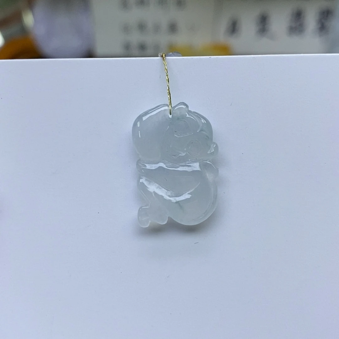 【闪购商品】颈饰未镶嵌翡翠小猴子