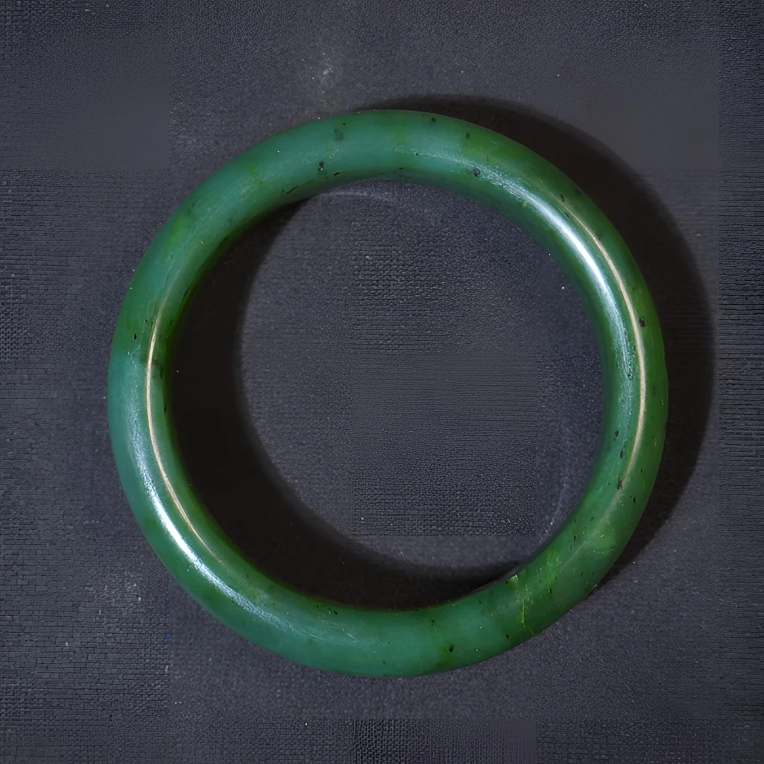 64G105  清 和田玉手镯