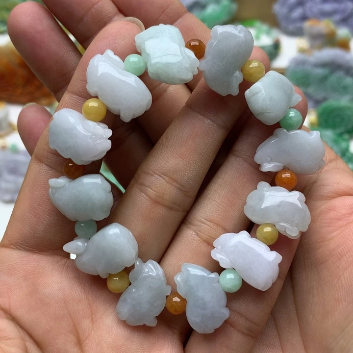 颈饰未镶嵌翡翠翡翠