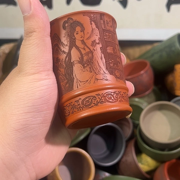 茶杯紫砂全手工紫砂主人杯