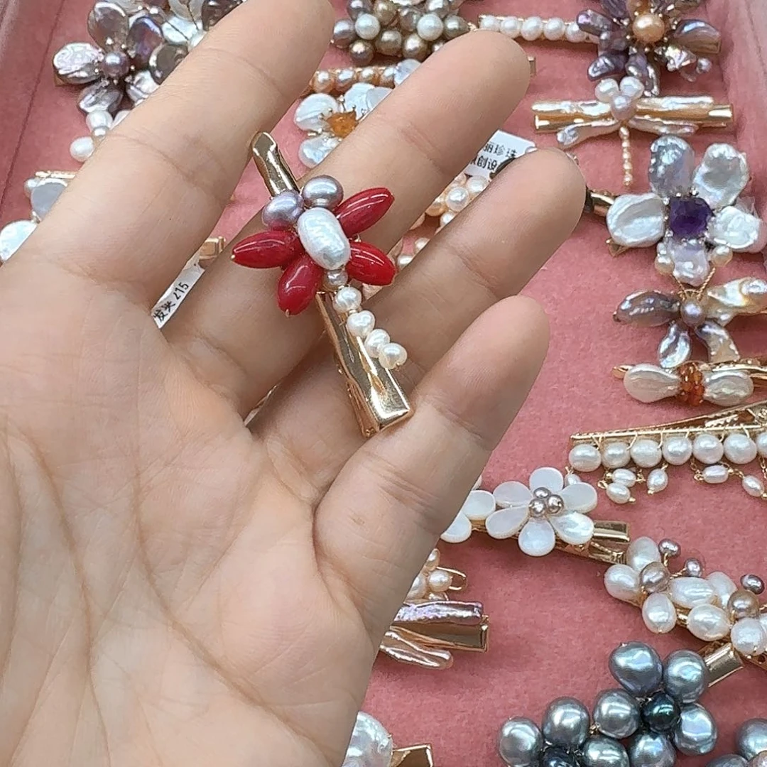 未镶嵌淡水珍珠发饰