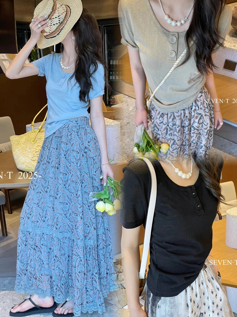 【ZHEN】62169  2025新款修身显瘦气质小众设计师款上衣卫衣