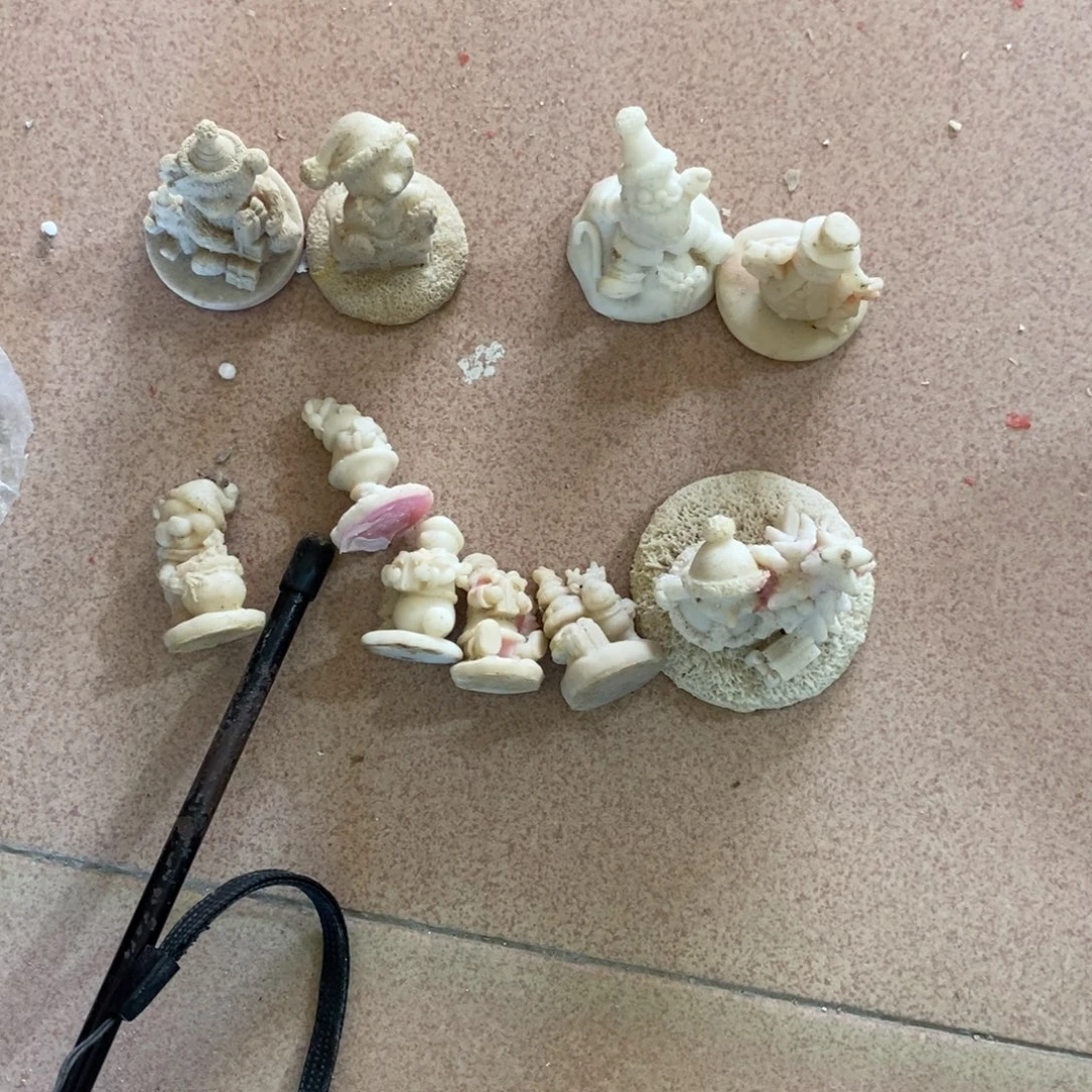 仨***猫树脂默认微瑕 树脂摆件