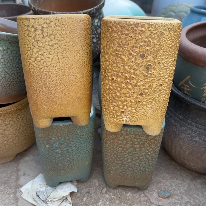 瑕疵花盆处理啦口10高15