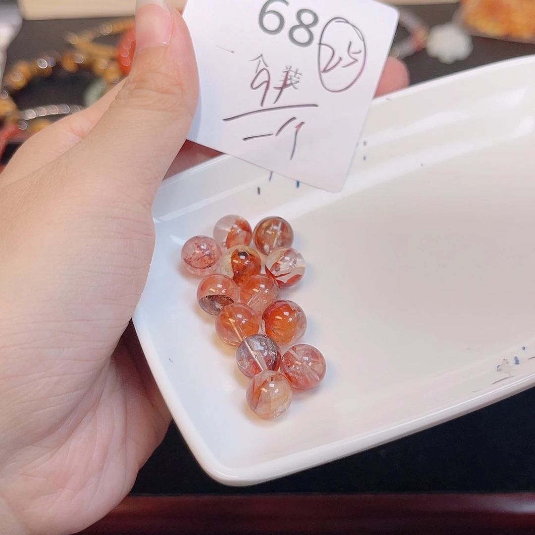 水晶珠宝半成品未镶嵌68 。