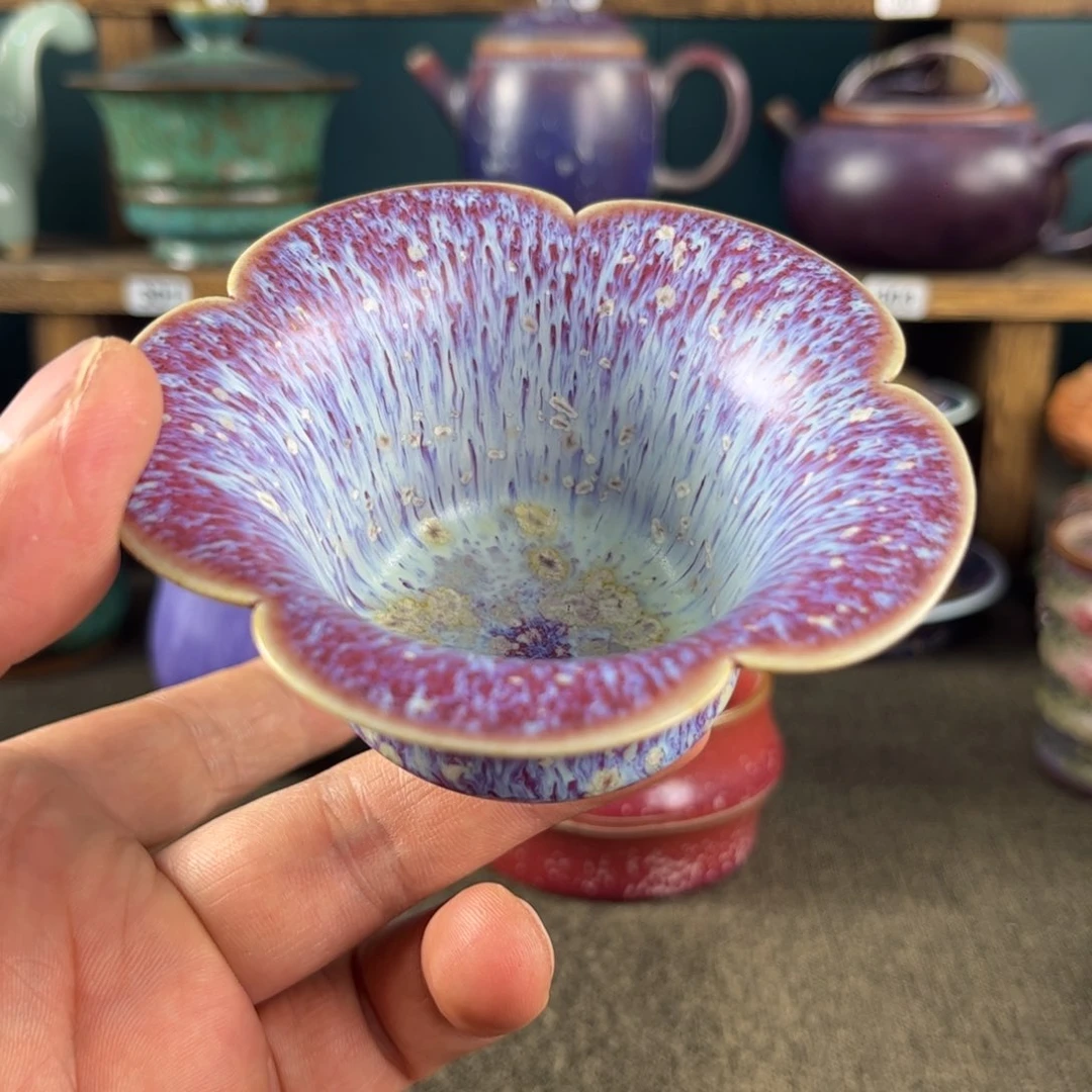 壶神后钧瓷原矿釉发色