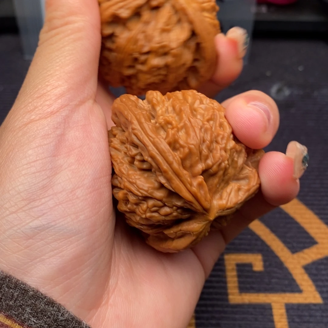 洋***意文玩核桃把件白狮子