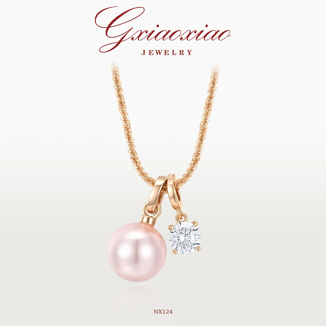 G XIAOXIAO 925银 镀K金【温柔月光】轻奢气质项链 NX124 NX125