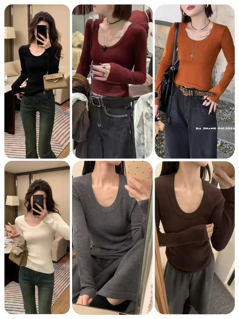 8668 女士秋季韩版打底T恤 F29 三楼