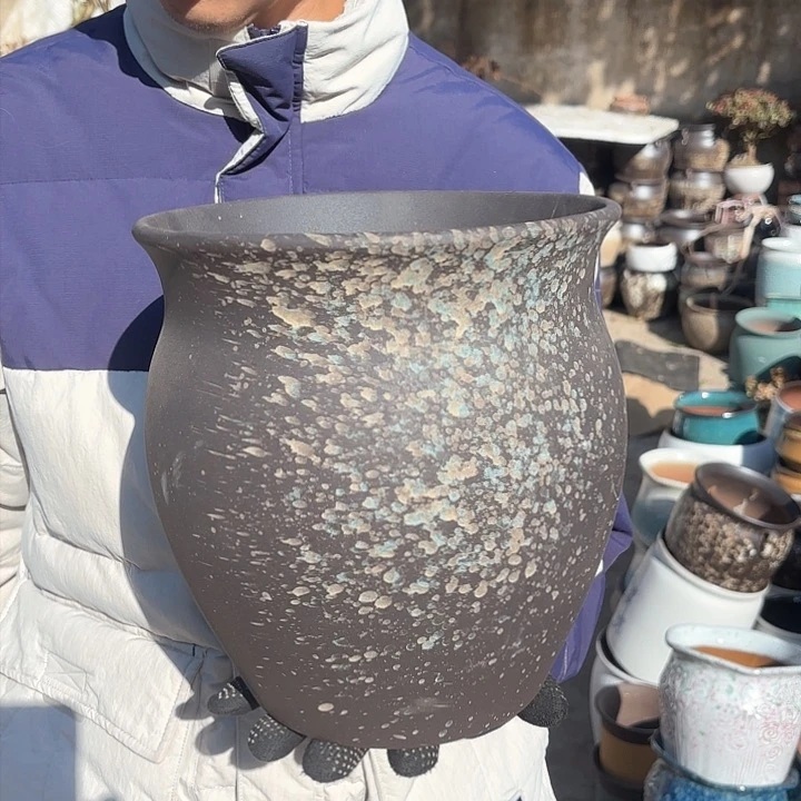 红陶泼墨口径22*23