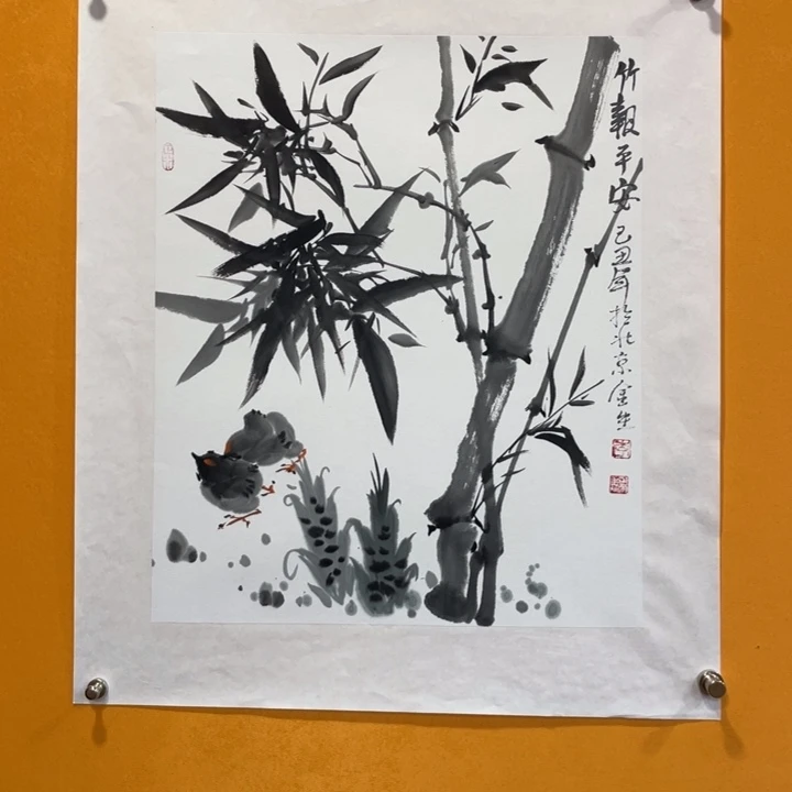 国画李川浦精品花鸟画