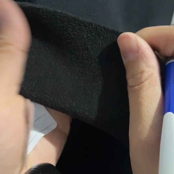 时***间黑色奥粒绒2米长带螺纹