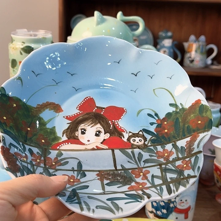 陶景德镇釉下手绘陶瓷