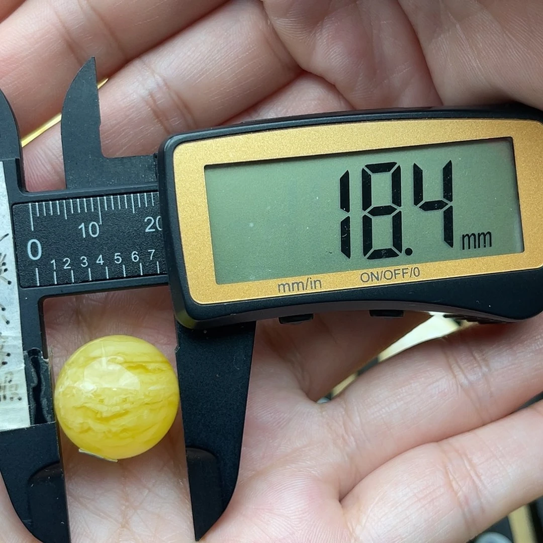 裸石琥珀未镶嵌蜜蜡圆珠梦虎皮纹妖花