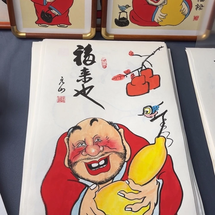 国画禅意画纯手绘作品