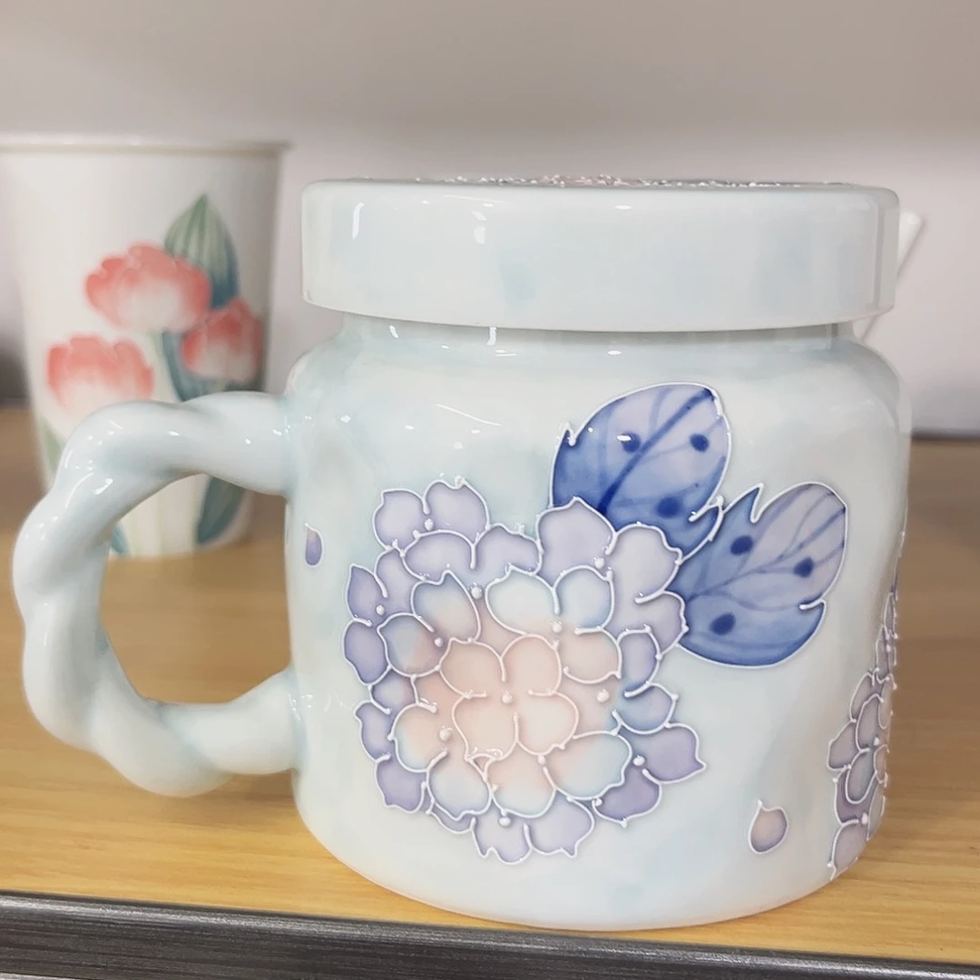 手绘高温釉下彩陶瓷