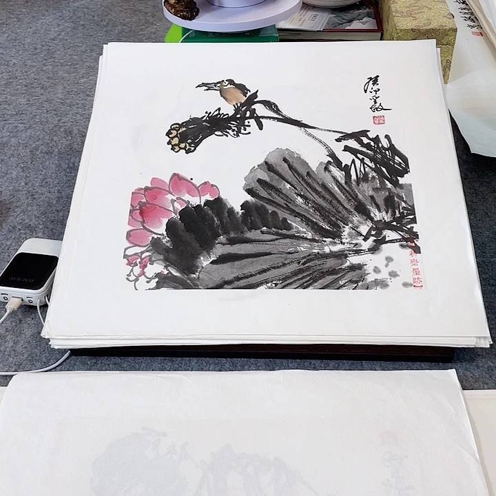 国画张圣敏先生纯手绘作品