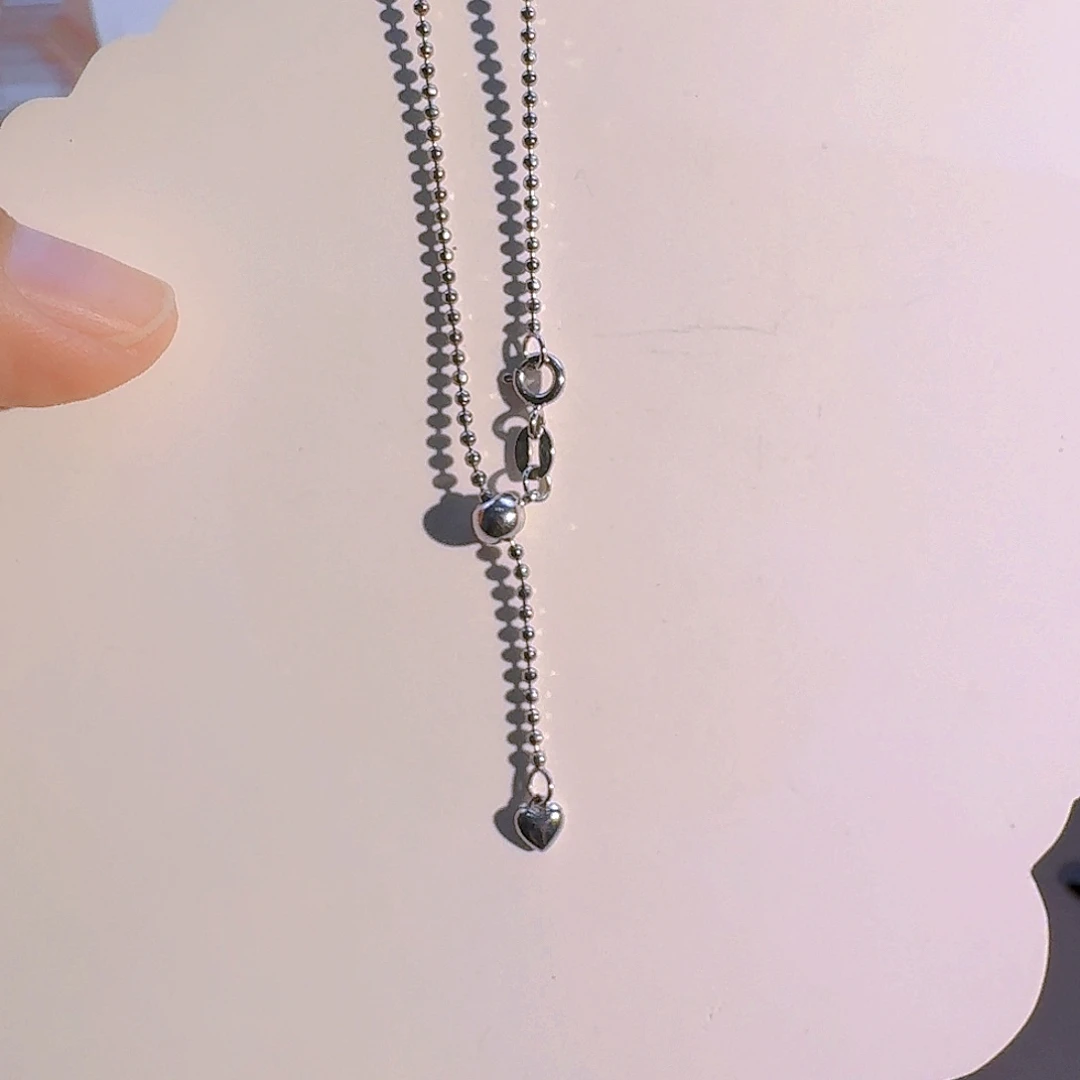 50长，k白切面爱心抽拉，净重3.46克