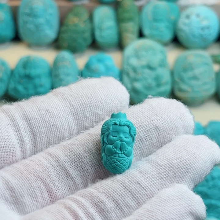 未镶嵌绿松石珠宝奇石