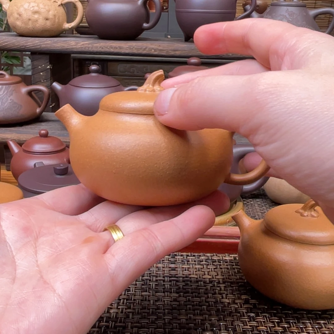 静***己茶壶紫砂宜兴原矿紫砂手工制110