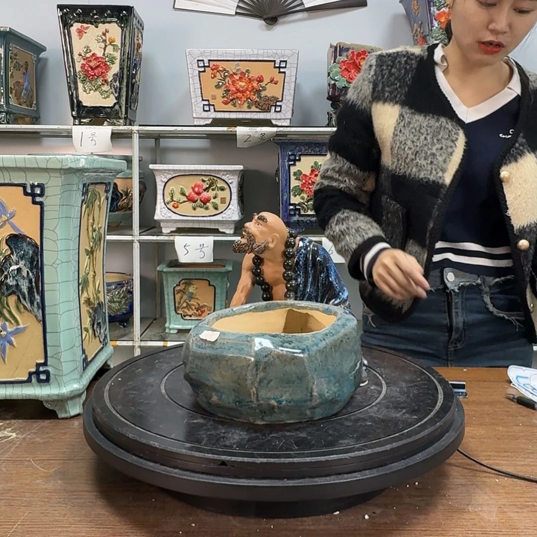 红陶阿*石湾盆288