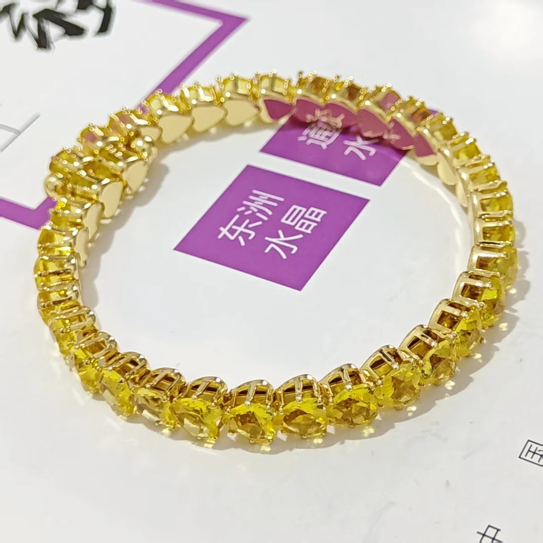 【清梧云初】 经典百搭黄色手链170
