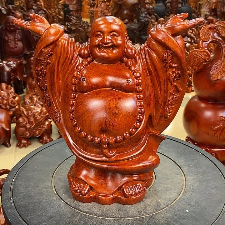 花梨木类小巴花梨木弥勒笑佛