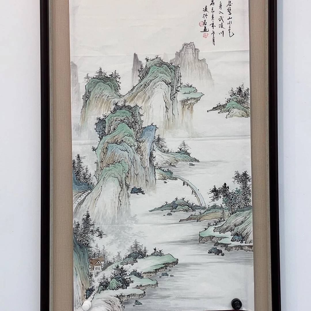 国画凌行志老师手绘国画精品