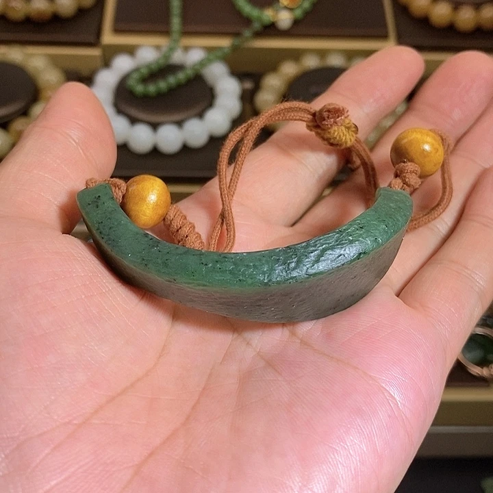【闪购商品】未镶嵌手绳和田玉（碧玉）
