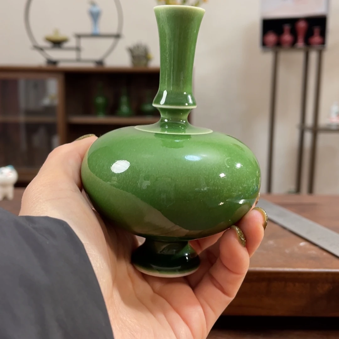 瓷片陶瓷艺术小花瓶