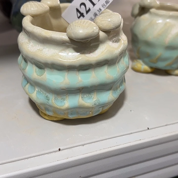 口5 手工花盆满30包邮